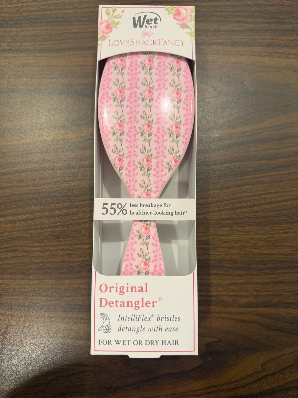 Love Shack Fancy Wet Brush Original Detangler - Pink Floral